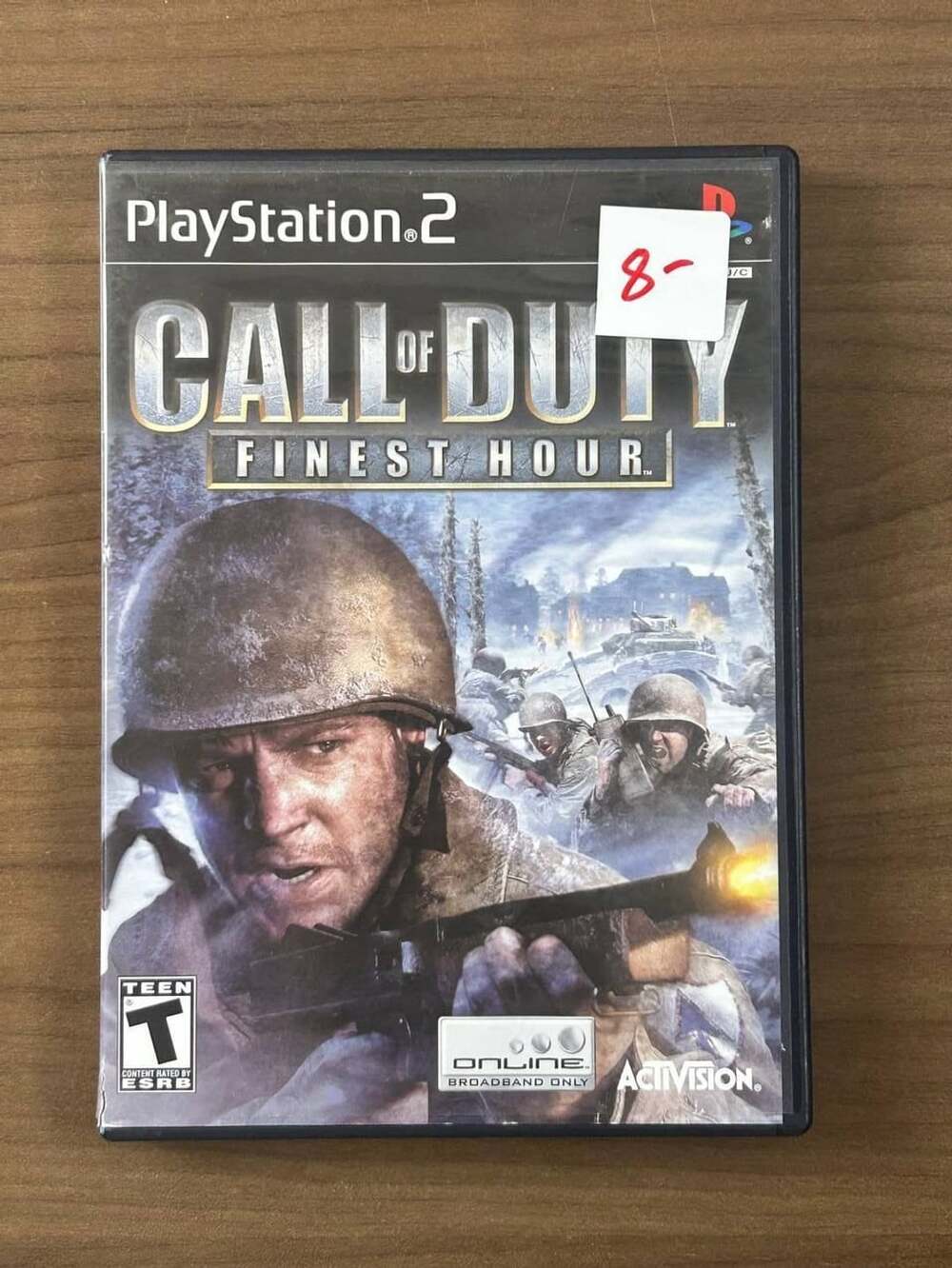 Call of Duty Finest Hour PS2 PlayStation 2 2004 Activision NTSC CIB